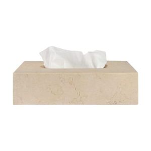 Caja de pañuelos de mármol natural de gran venta, cubierta rectangular de lujo para pañuelos, decoración para el hogar y baño - Product Image 2