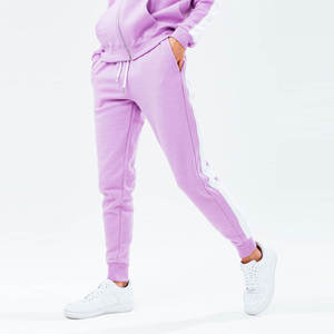 <b>Women's</b> <b>Purple</b> Hooded <b>Tracksuit</b> Set Full Zip Jacket With Side Pockets Casual Sportswear Spring Regular Fit Solid Color - Product Image 3