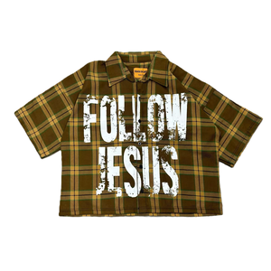 Camisas de Franela Casuales a Cuadros de Algodón 100% con Estampado Serigrafiado de Manga Corta y Corte Holgado para Niños y Hombres, Personalizadas de Fábrica para Primavera/Verano - Product Image 5