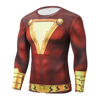Camiseta Deportiva de Manga Larga para Hombre, Personalizada, con Diseño de Telaraña, Compresión, Transpirable, Antibacteriana, de Secado Rápido, Estampada