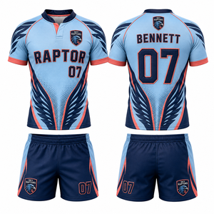 Uniforme de Rugby de Alto Rendimiento, Lavable, para Partidos de Fútbol, Ligas, Escuelas, Universidades, Academias, Asociaciones, Artículos para Aficionados - Product Image 6