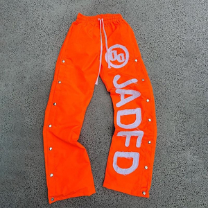 220gsm High Quality Wholesale Mens Straight Leg Sweat <b>Trouser</b> <b>Elastic</b> Waist Custom Logo Fleece Waterproof Breathable Sweatpants - Product Image 2