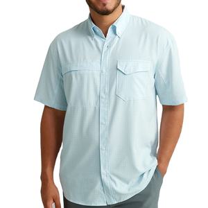 Camisas de Pesca Columbia para Hombre, OEM, de Secado Rápido, con Botones, 100% Poliéster, Resistentes al Viento, Protección Solar UPF 50+, Transpirables, con Logotipo Frontal - Product Image 1