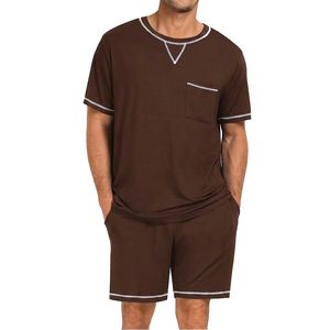 เสื้อยืดเซ็ตผู้ชายสไตล์ลำลองสำหรับฤดูร้อน MOQ ต่ำ ระบายอากาศได้ดี ผ้าฝ้าย 100% เนื้อผ้านุ่ม หนา ถักอย่างดี ราคาคุ้มค่า - Product Image 1