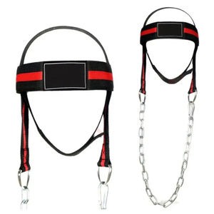 Nylon <b>Weight</b> Lifting Head Harness Best Quality Neck Training Head Harness With Chain <b>Weight</b> Lifting Chain & Head Neck Exerciser - Product Image 6