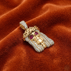 Colgante de Cruz de Moissanita Tono Oro, Collar Hip Hop Iced Out, Amuleto Religioso, Joyería de Lujo, Regalo para Hombre, EE. UU. - Product Image 3