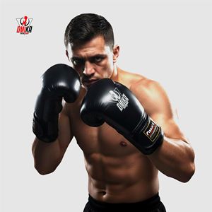 OMIKA Custom OEM Training Lightweight Full Finger Boxing Gloves Premium Leather Adjustable for Wrist Strap Breathable Unisex - Product Image 2