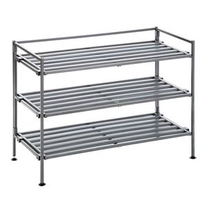 Étagère de rangement décorative en fer pour chaussures, organiseur élégant pour l'entrée de la maison, pour chaussures et accessoires - Product Image 1