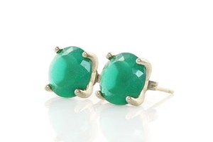 ต่างหูออนิกซ์สีเขียวธรรมชาติ 100% เงินแท้ 925 ทำมือ ทรงกลม ประดับพลอย สำหรับผู้หญิง ขายส่งเครื่องประดับ - Product Image 4