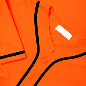 Jersey de Béisbol Transpirable de Primera Calidad, Personalizable por Sublimación, 100% Poliéster, Cuello en V, con Bolsillos - Product Image 6