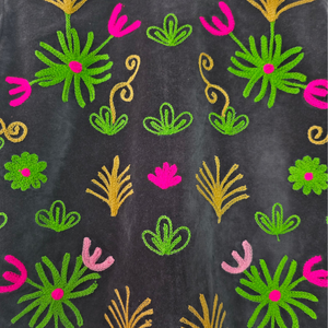<b>Women</b>’s Black Velvet Sujani <b>Embroidered</b> <b>Jacket</b> – Colorful Floral Handcrafted Boho <b>Jacket</b> | Morvi Fab 2026 New Collection - Product Image 6