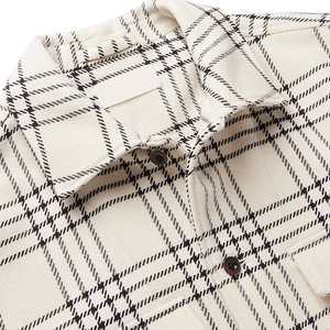 Chemise en flanelle pour homme sur mesure, décontractée, respirante, confortable, anti-boulochage, 300g, été, avec logo personnalisé pour la vente en ligne - Product Image 2