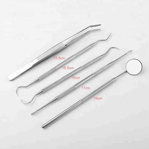 Kit de Cuidado Dental Manual de 6 Piezas, Herramienta de Limpieza Dental, Raspador de Sarro, Manicura y Pedicura, Incluye Espejo Dental, Plaque Dentavex - Product Image 5