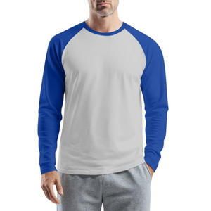 Men's <b>Raglan</b> Long Sleeve 100% Cotton 180 GSM T-Shirt <b>Top</b> Casual Solid Anti-UV Eco-Friendly Breathable Everyday Fashion - Product Image 6