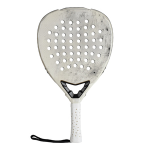Custom Logo Diamond Shape Paddle Tennis Racket EVA Foam Core Material Carbon <b>Frame</b> Visible Hybrid/Teardrop Pearl Print 355g 365g - Product Image 1