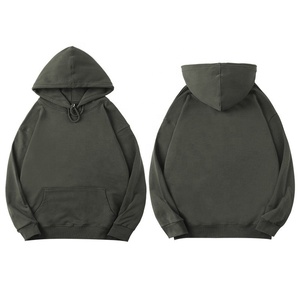 Sports Homme Mens Hoody Thick 100% Combed Cotton Pullover Hoodie French Terry Heavy Weight Cotton 320GSM Heavyweight Sweatshirt - Product Image 1