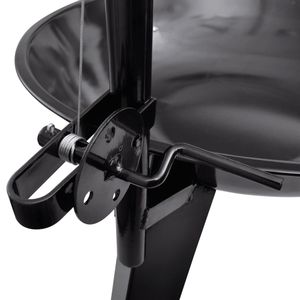 Round Hanging BBQ <b>Stand</b> Charcoal <b>Barbecue</b> Grill - Product Image 3