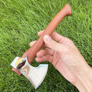 Hachas Pequeñas de Diseño Equilibrado, Hachas Pequeñas de Construcción Duradera, Hachas Pequeñas para Partir Leña para Acampar, Hacha Compacta Multiusos - Product Image 3