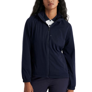 Women's Outdoor <b>Hooded</b> Jacket with Lightweight Windproof Full <b>Zip</b> Construction - Product Image 3