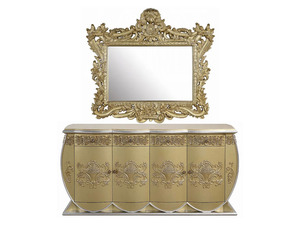 Ensemble de salle à manger de luxe royal en bois d'acajou, sculpté à l'or, 6 chaises, table de cuisine impériale, mobilier de villa et de manoir - Product Image 5