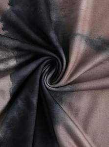 เสื้อยืดคอกลมทรงหลวม แขนสั้น ย้อมสีแบบ Tie Dye คุณภาพสูง ผ้าฝ้ายระบายอากาศดี สไตล์วินเทจ ย้อมสีแบบ Dip Dye และ Acid Wash - Product Image 5