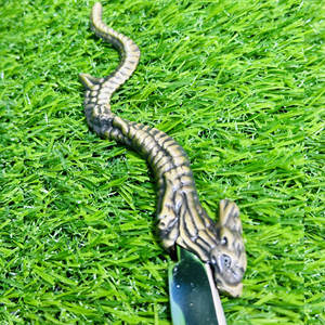 Navaja de Barbero Profesional Dragon Handle para Cortar y Entresacar Cabello, Cuchillo de Peluquería de Acero Inoxidable - Product Image 2