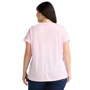 100% coton fabriqué en usine femmes imprimés t-shirts à la mode élégant bas prix Premium Slim Fit imprimé t-shirts pour les femmes - Product Image 3