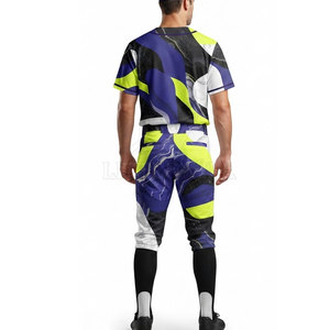 Conjunto de Uniforme de Béisbol de Moda, Jersey Personalizado con Pantalones a Juego, Diseño Impreso por Sublimación Completa, Poliéster Transpirable para Equipos - Product Image 2