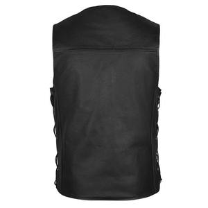 Chaleco de Seguridad para Motociclistas, Talla Grande, de Cuero Genuino, Transpirable, Impermeable y Resistente al Viento, Modelo 2026, Personalizable - Product Image 5