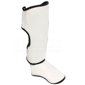 Cheap Price Best Quality Custom Shin Instep PU Leather Breathable Lightweight Professional Protection Foldable Boxing Guards - Product Image 6