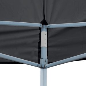 Carpa para Fiestas de 10x20 pies, en Oxford 600D Antracita con Revestimiento de PVC, para Bodas y Eventos - Product Image 5
