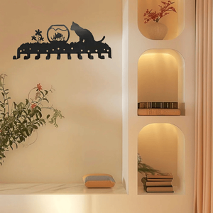 CIFbuy Appendiabiti e Portachiavi da Parete Multifunzione in Metallo TikTok per Servizio Ritiro Temu e Organizzatore per Posta e Chiavi - Product Image 6