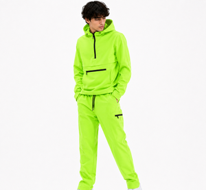 Men's Comfortable Tracksuit Two Piece Hooded <b>Set</b> for Travel and Outdoor Use - Product Image 4