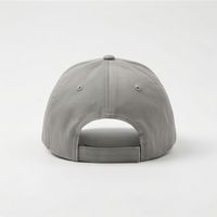 Cappellino da Baseball Grigio Chiaro, Design Moderno e Alla Moda, Vestibilità Comoda, Regolabile, Impermeabile, in Cotone
