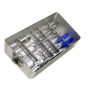 ชุดเครื่องมือผ่าตัดกระดูกและข้อแบบแมนนวลคุณภาพสูงและพรีเมียม สำหรับการผ่าตัดสร้างกระดูกเชิงกรานใหม่ พร้อมแผ่นยึดสำหรับการผ่าตัด สำหรับโรงพยาบาล - Product Image 2