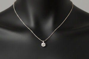Pendentif en diamant de laboratoire certifié IGI de 2,00 carats, luxueux, en or 14 carats, serti à griffes, style minimaliste pour femme - Product Image 1
