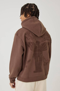 High Quality Men's Hoodies <b>Sweatshirts</b> Pullover Hoodies Custom Logo Blank Heavyweight 100% Cotton Fleece Breathable Eco-Friendly - Product Image 6
