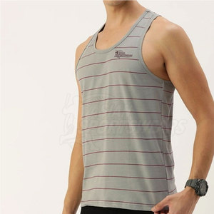 Pakistan Manufacture Men Tank <b>Top</b> Sleeveless Sportswear 100% Cotton Quick Dry Breathable Material Flexible Movement Comfort Fit - Product Image 3