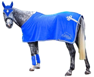 ผ้าห่มขนแกะโพลีคอตตอนเนื้อนุ่มน้ำหนักเบาระบายอากาศได้ดีพรมสำหรับขี่ม้าให้ความอบอุ่นในฤดูหนาว - Product Image 1