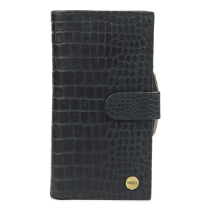 Cartera de Mano WRIZA para Mujer, de Cuero Genuino con Patrón de Cocodrilo, Protección RFID, 10 Ranuras para Tarjetas, 4 Compartimentos, Bolsillo para Monedas Abierto - Product Image 1
