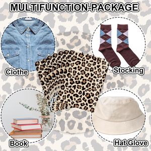 Pochette d'expédition en polyéthylène motif guépard, sac d'emballage plastique auto-adhésif motif léopard - Product Image 2