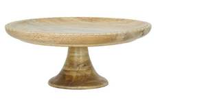 Support à gâteau rond en bois naturel, antiadhésif, écologique, fait main, passe au lave-vaisselle - Product Image 6