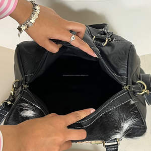 Sac de voyage de luxe en cuir de vachette fait main, style Speedy, vente en gros, livraison rapide, sac messager à fermeture éclair pour usage quotidien - Product Image 6