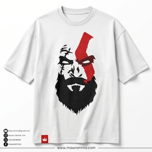 T-shirt en coton personnalisé avec logo Mawra, unisexe, streetwear, tee-shirt oversize, mode décontractée, vêtements à manches courtes, vente en gros - Product Image 3