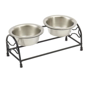 Juego de Comedor para Mascotas de Alta Gama, Platos para Comida y Agua para Perros, Estación de Alimentación de Lujo para Gatos, Soporte Metálico Ornamental para Platos de Mascotas, Premium - Product Image 3