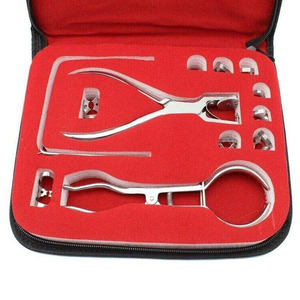 ชุดเครื่องมือผ่าตัดทางทันตกรรม RWS INSTRUMENTS ทำจากสแตนเลสสตีล แบบใช้มือ ด้ามจับแบบมีเบาะ รุ่นดีลักซ์ คลาส I ใช้ซ้ำได้ สีเงิน ชุด 12 ชิ้น CE 1 - Product Image 1