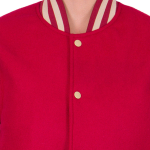 Femmes de haute qualité personnalisé Baseball Letterman Varsity Jacket Chenille broderie manches longues solide pour l'automne printemps hiver - Product Image 6