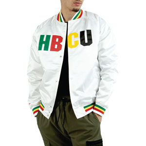 Chaqueta universitaria personalizada para hombre o mujer, chaqueta de béisbol bordada de satén, chaqueta bomber reversible de alta calidad, chaquetas de satén para hombre. - Product Image 5