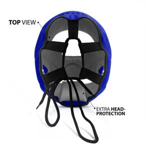 Protège-tête de boxe en cuir PU personnalisable de haute qualité pour l'entraînement sportif - Rembourrage protecteur confortable, sécurité durable - Product Image 5