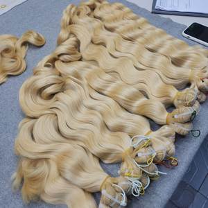 Extensiones de trama de cabello humano Remy 100% de doble dibujado, cutícula completa alineada, trama de máquina, cabello suave y sedoso, venta al por mayor - Product Image 3